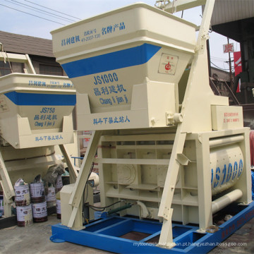 Máquina do misturador concreto da proteção ambiental Js1000 (40-50m3 / h) com elevador